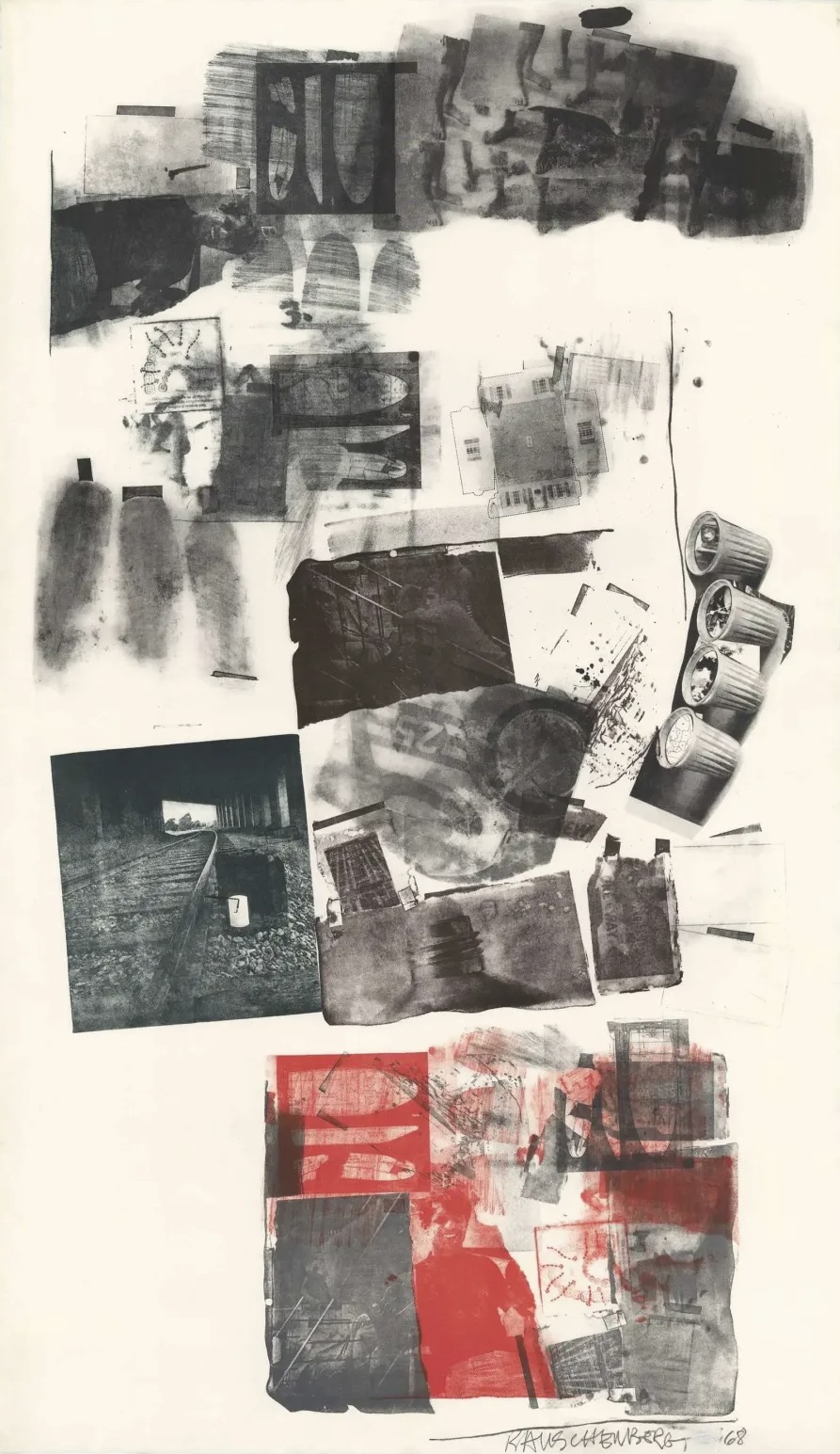 Robert Rauschenberg – Water Stop, 1968 – Litografía