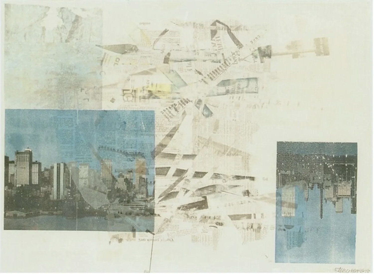 Robert Rauschenberg – Bait (Stoned Moon Series), 1982 – Técnica mixta