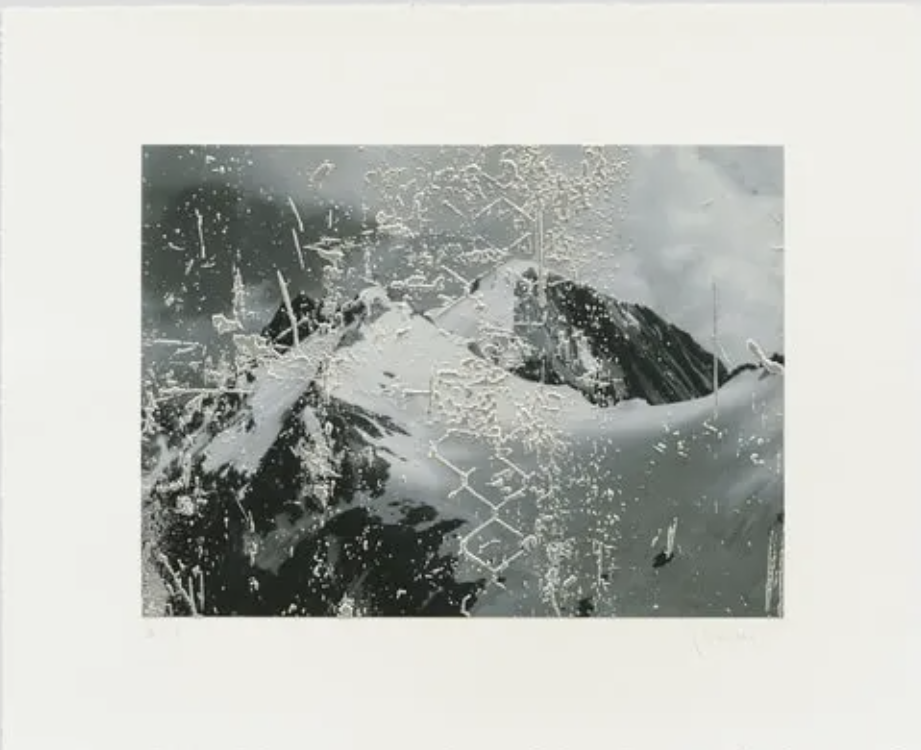 Rudolf Stingel – Untitled, 2023 – Impression numérique sur toile