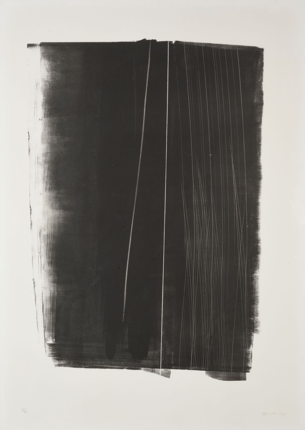 Hans Hartung – L 1973-46, 1973 – Lithograph