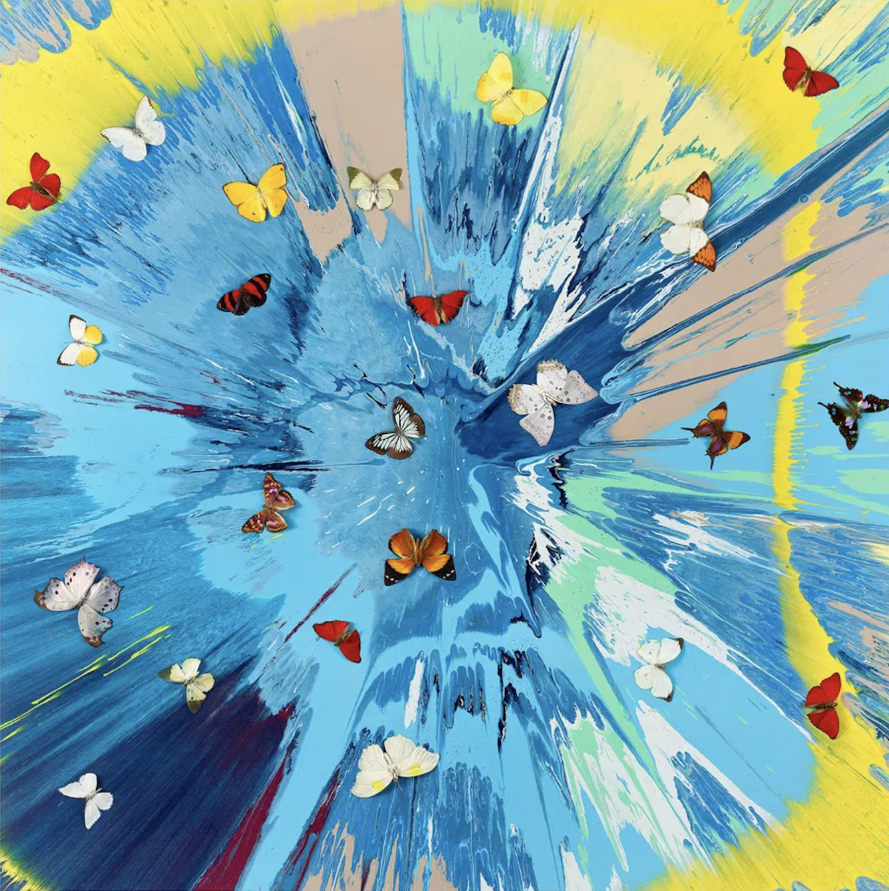 Damien Hirst – Dreams / H19-3 - Luna Chrysalis, 2025 – Giclée printing