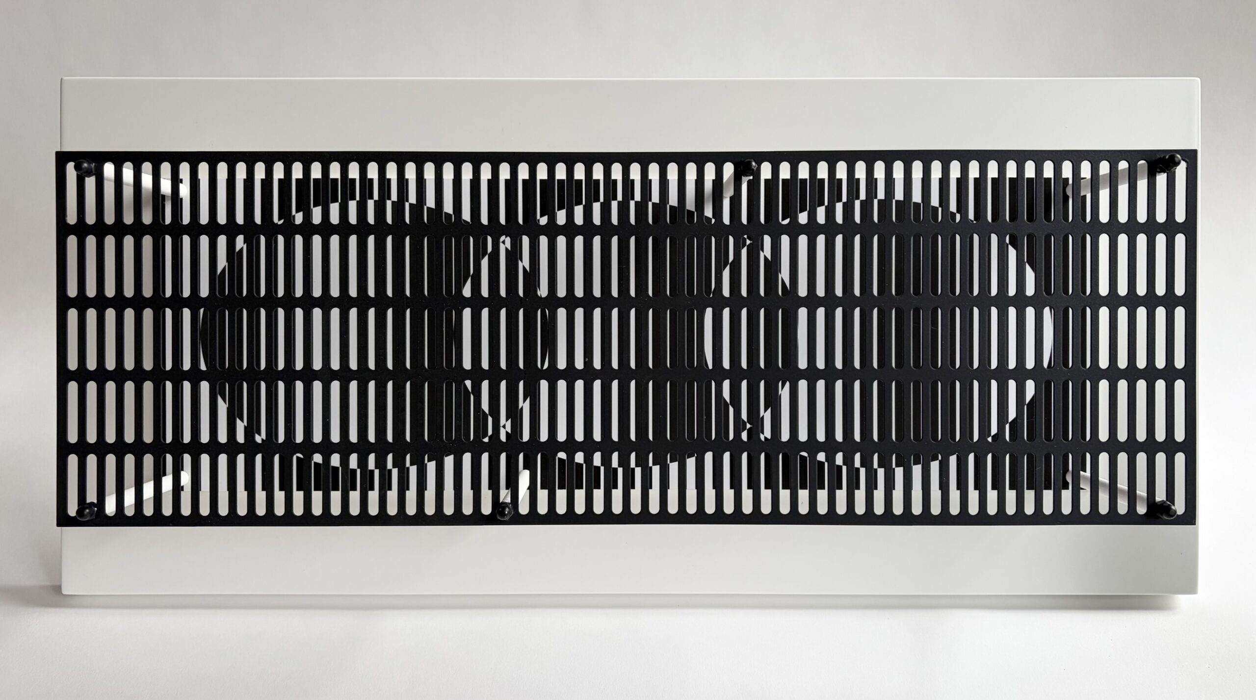Antonio Asis – 3 ovals noir et blanc, 2012 – Mixed Media