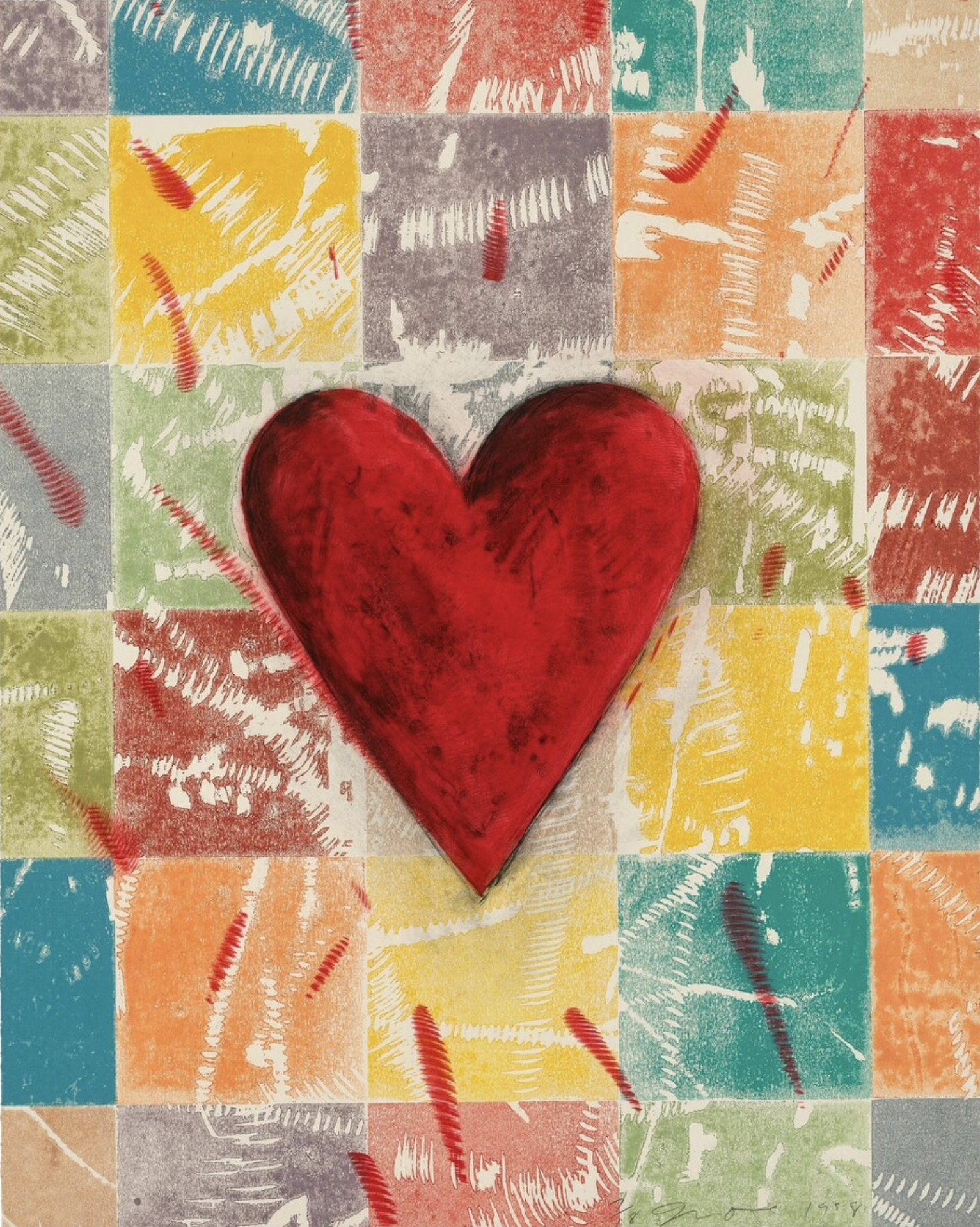 Jim Dine – Dynamite, 1998 – Técnica mixta