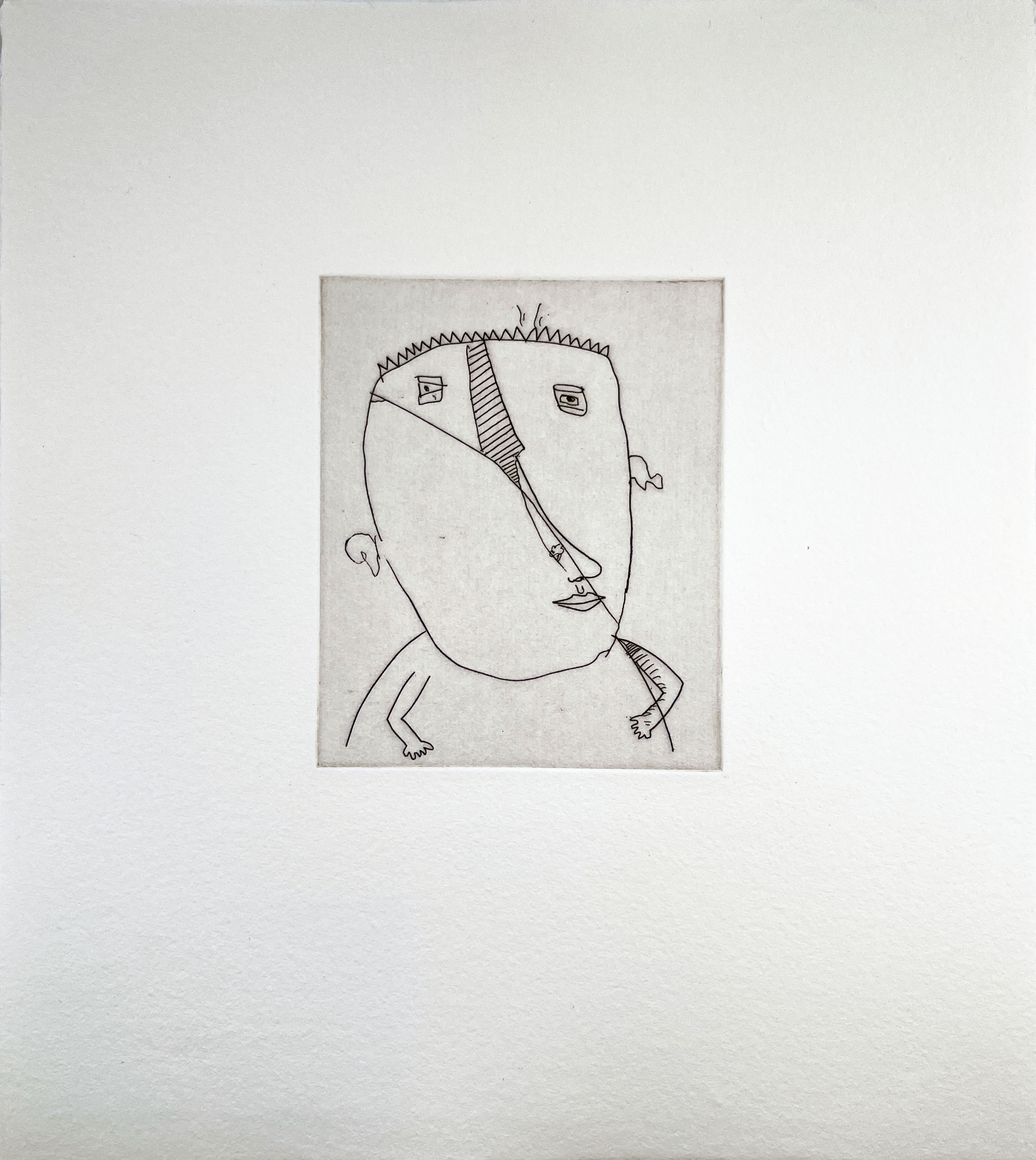 Keith Haring – Untitled (w/ Sean Kalish) #6, 1989 – Radierung