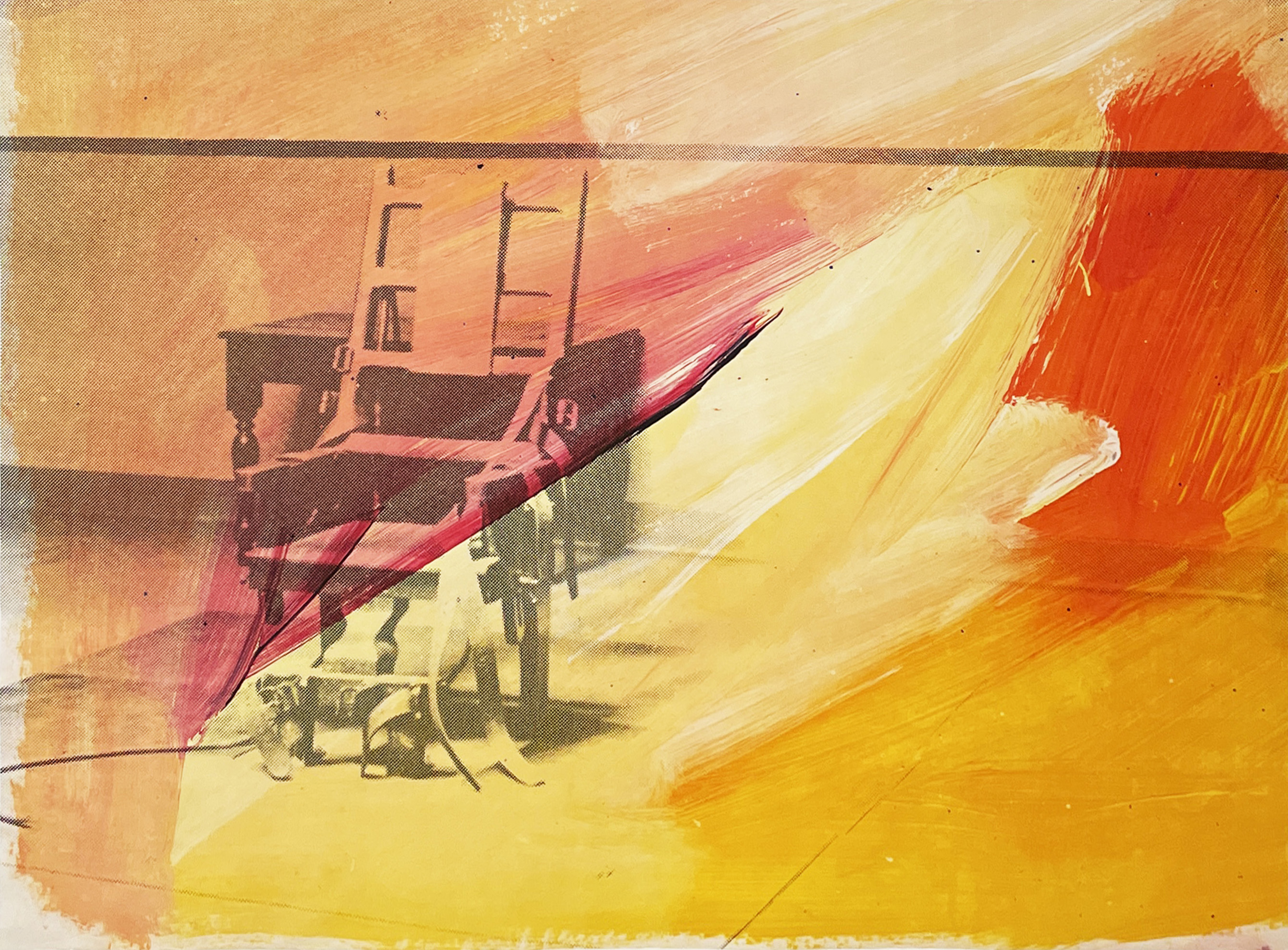 Andy Warhol – Electric Chair (Retrospective Series) (UP 47.39), 1971 – Screen-print