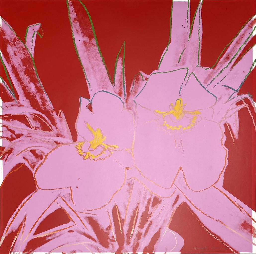 Andy Warhol – Orchids, 1983 – Screen-print