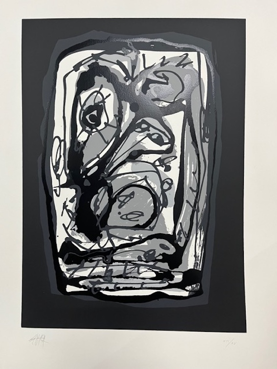 Antonio Saura – Emblemas 5, 1979 – Serigraph