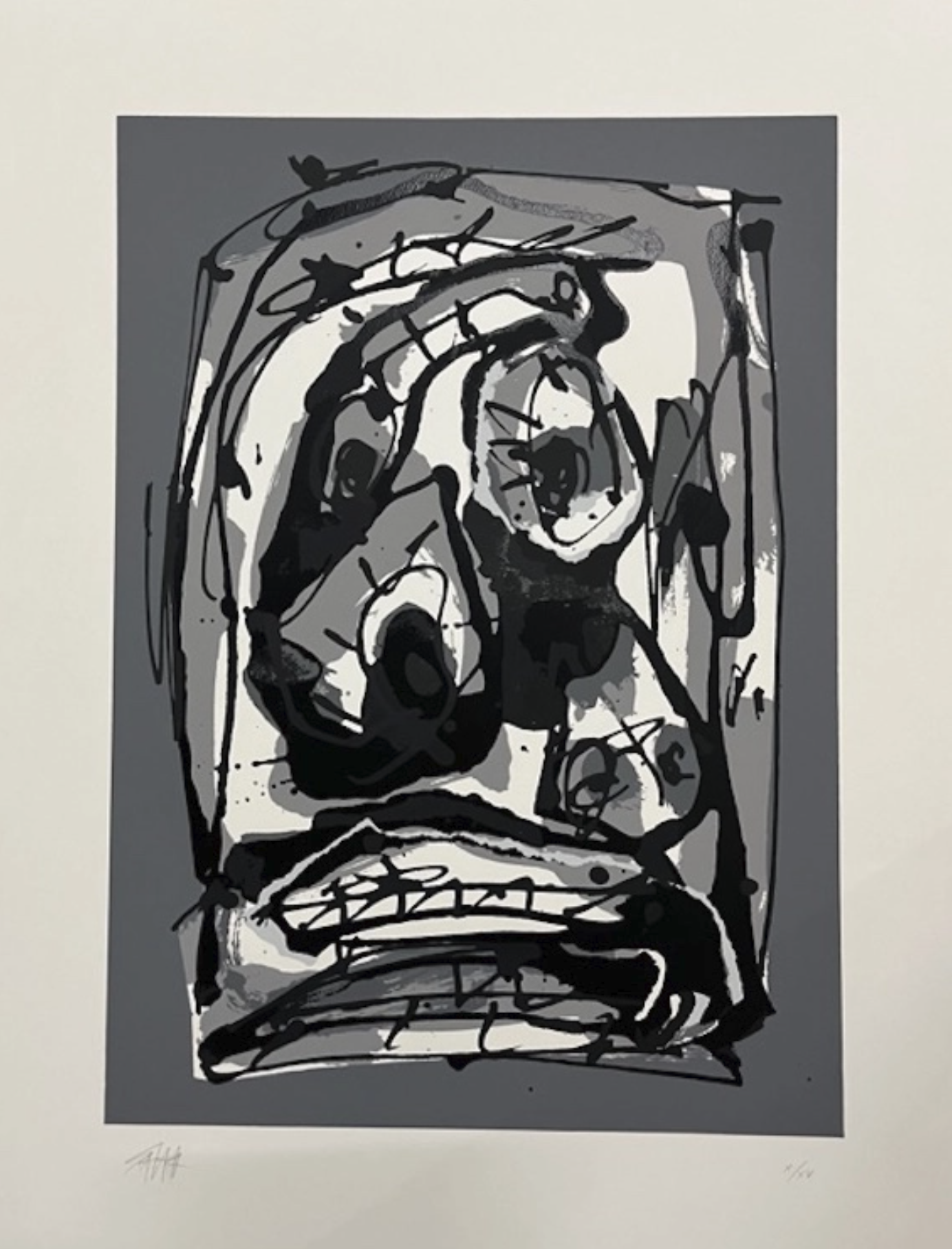 Antonio Saura – Emblemas 3, 1979 – Serigraph