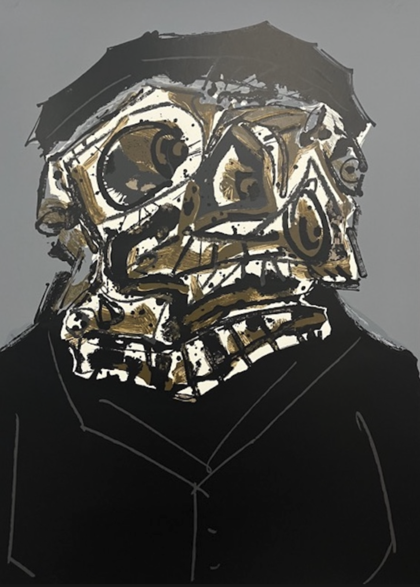 Antonio Saura – Remembrandt, 1973 – Serigraph