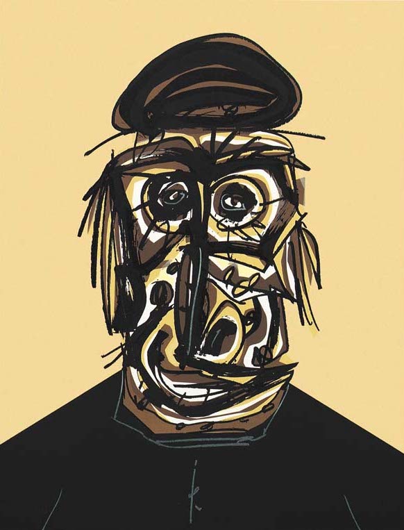 Antonio Saura – Don, 1988 – Lithographie