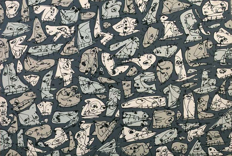 Antonio Saura – Diada I, 1977 – Mischtechnik