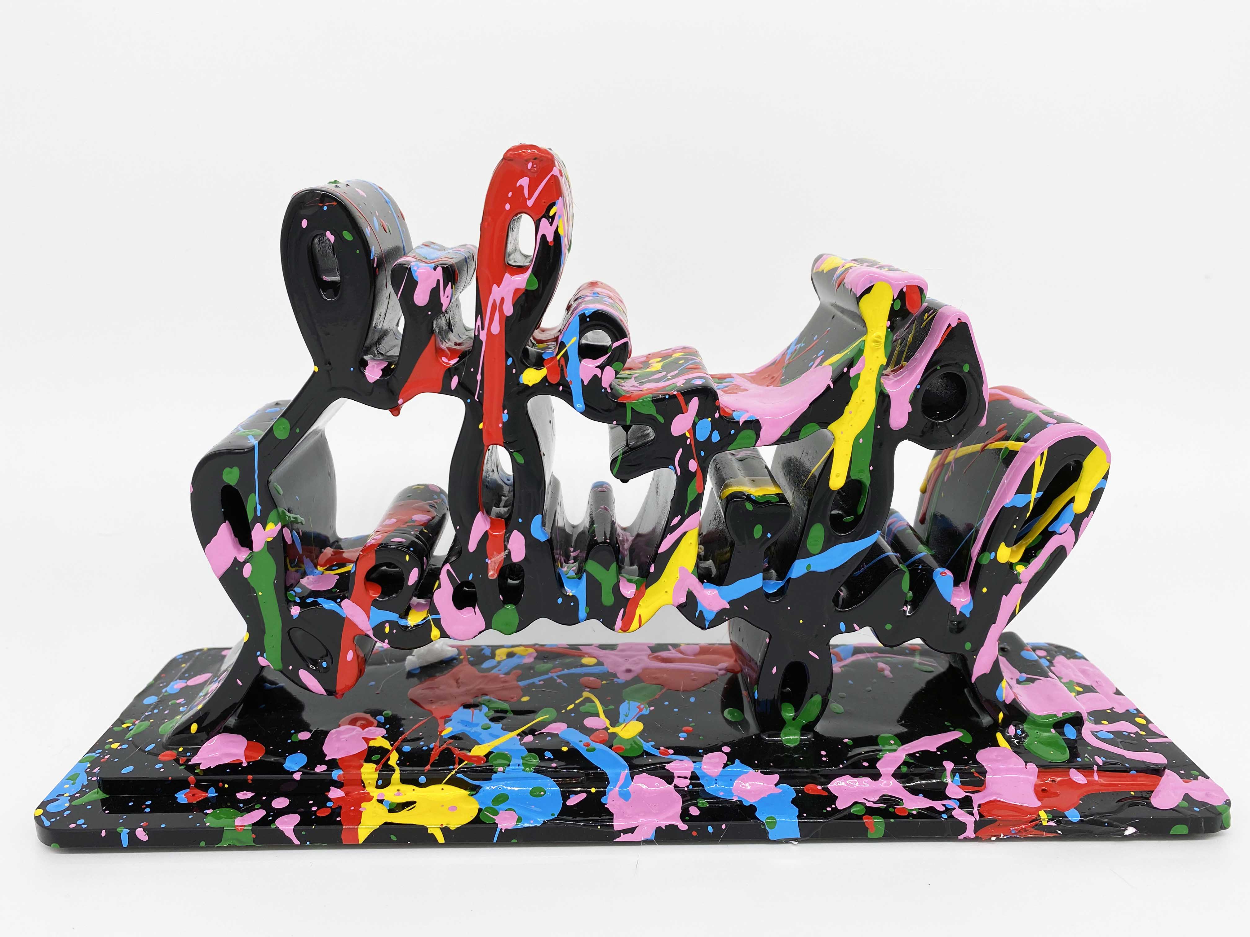 Mr. Brainwash – Life Is Beautiful (Dipped Black Splash), 2020 – Mixed média