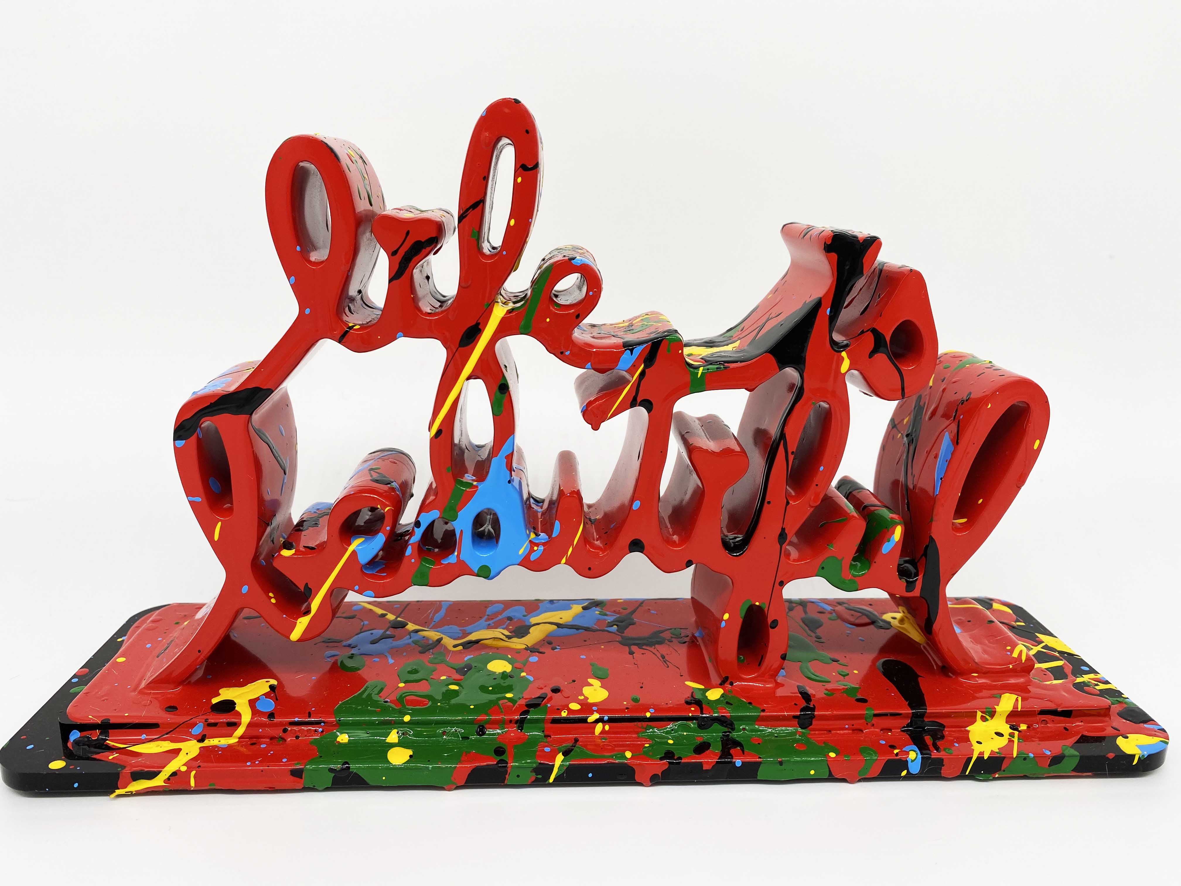 Mr. Brainwash – Life Is Beautiful (Dipped Red Splash), 2020 – Mischtechnik