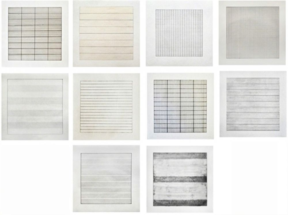 Agnes Martin – Untitled (from Paintings and Drawings: 1974-1990), 1991 – Lithograph