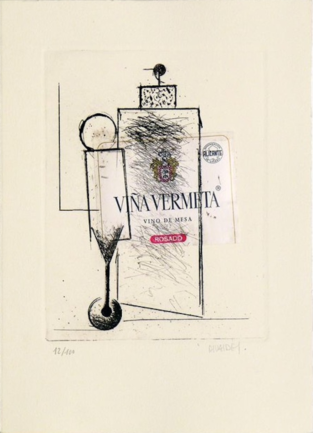 Manolo Valdés – Still Life IV, 1986 – Ets