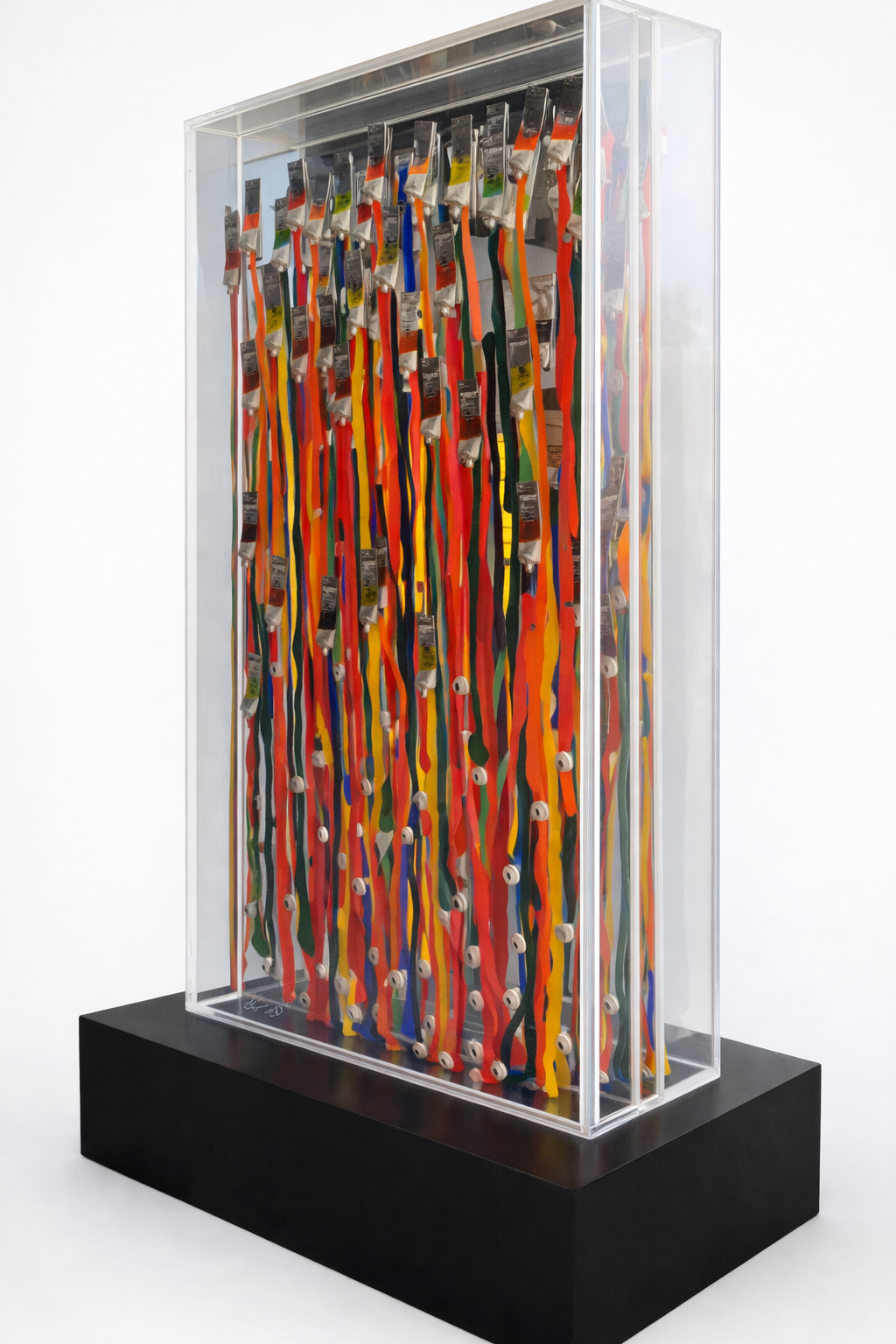 Fernandez Arman – Accumulation de tubes de peinture, 1975 – Mixed média