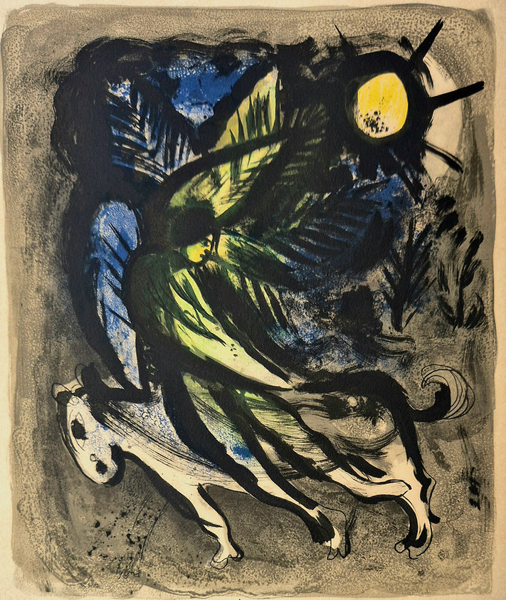 Marc Chagall – Der Engel (The Angel), 1960 – Lithograph