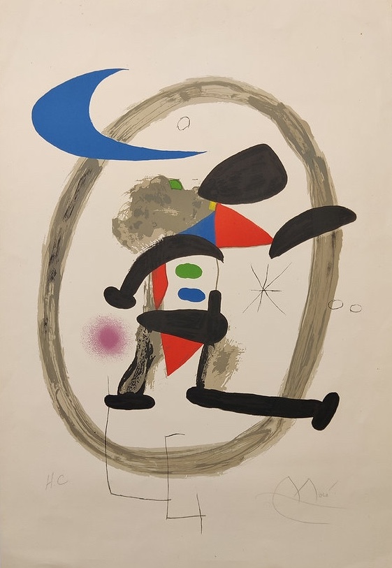 Joan Miró – Arlequin Circonscrit, 1973 – Lithograph