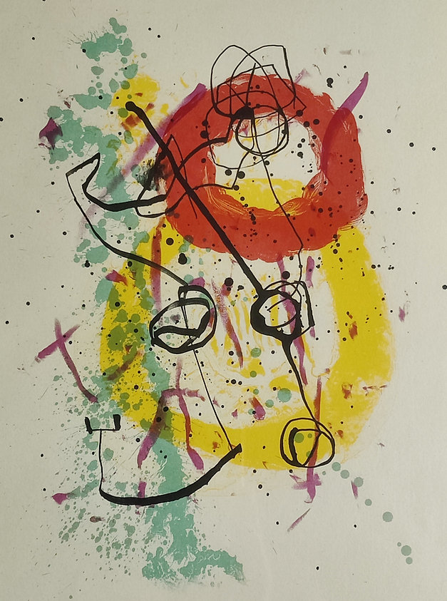 Joan Miró – Composition for from XXe Siecle, No. 16, 1961 – Lithograph