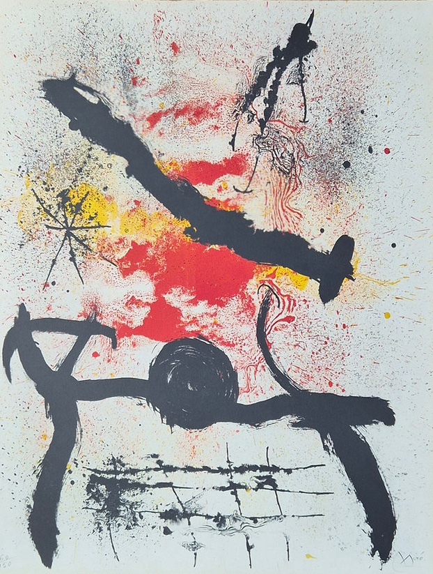 Joan Miró – Untitled from Graphikmappe Hochschule St. Gallen, 1964 – Lithografie