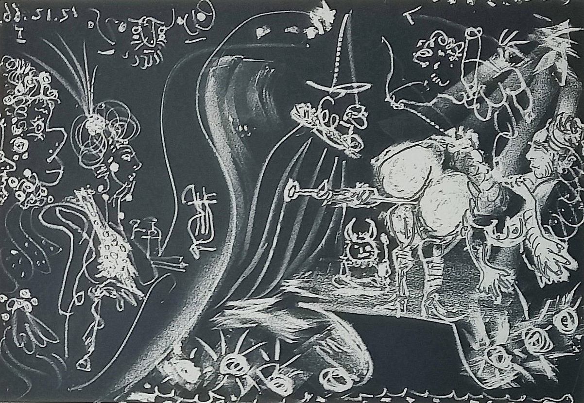 Pablo Picasso – Untitled from Le Cocu Magnifique, 1966 – Gravure à l'eau-forte