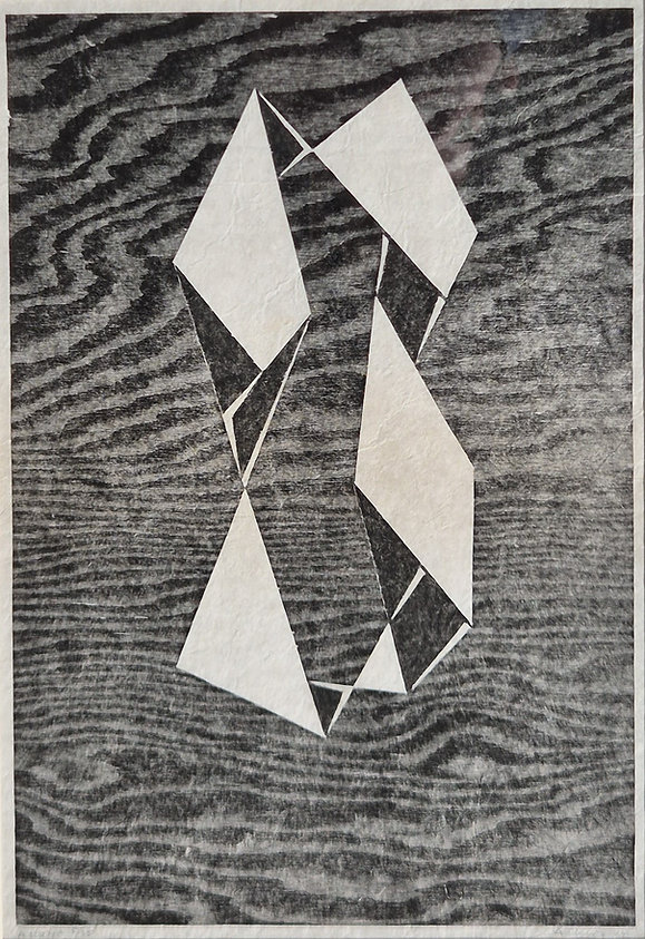 Josef Albers – Astatic (Danilowitz 116), 1944 – Xylographie