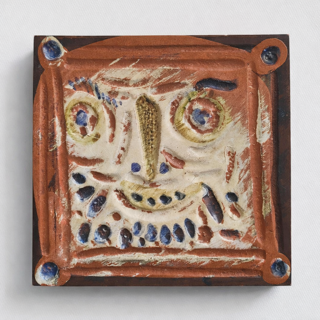 Pablo Picasso – Petit visage barbu (A.R. 557), 1968 - 1969 – Clay