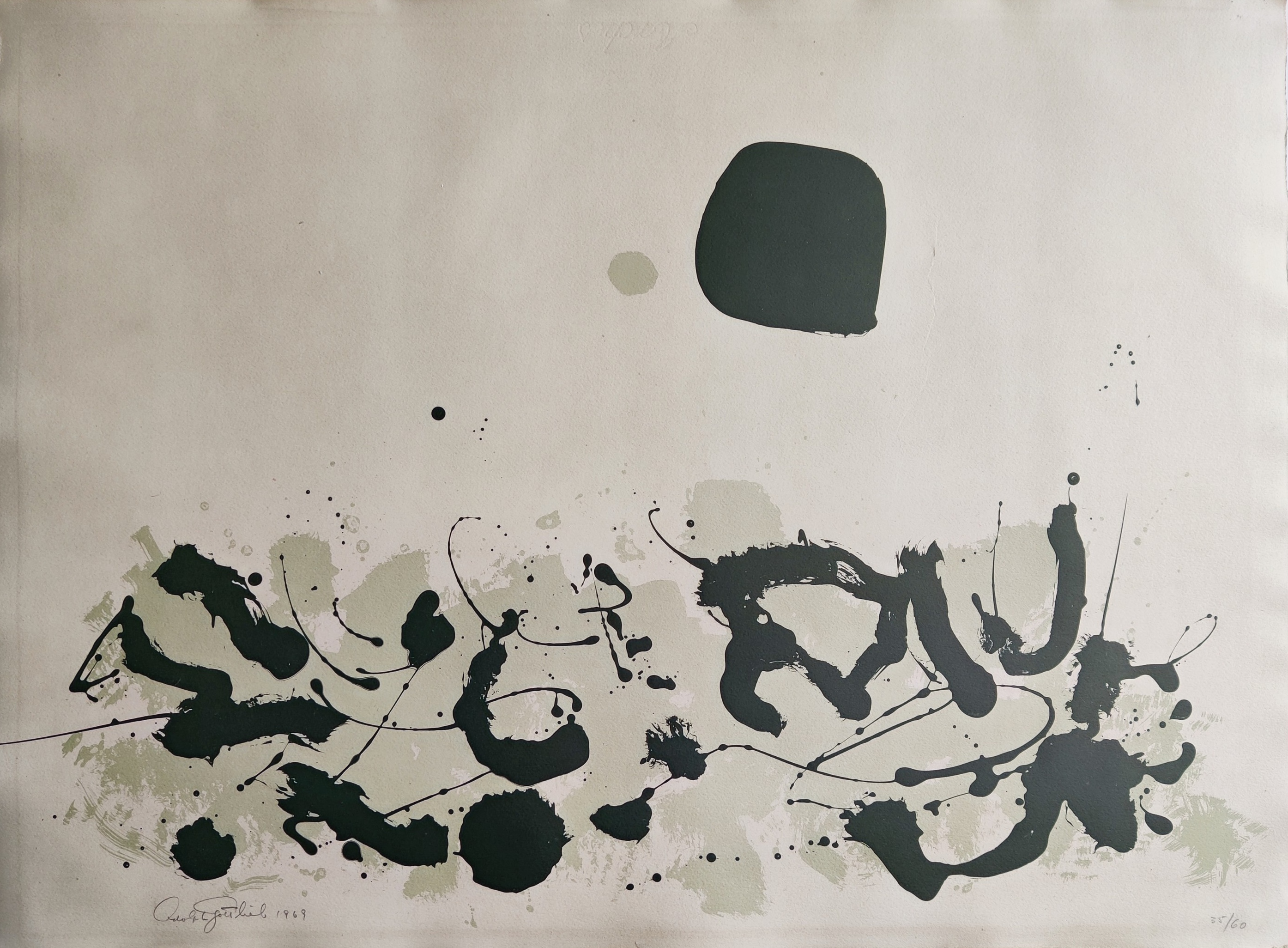 Adolph Gottlieb – Germination, 1969 – Lithographie