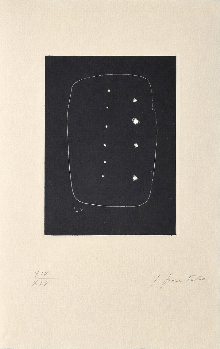 Lucio Fontana – Untitled from The International Avant-Garde (volume I), 1962 – Mixed média
