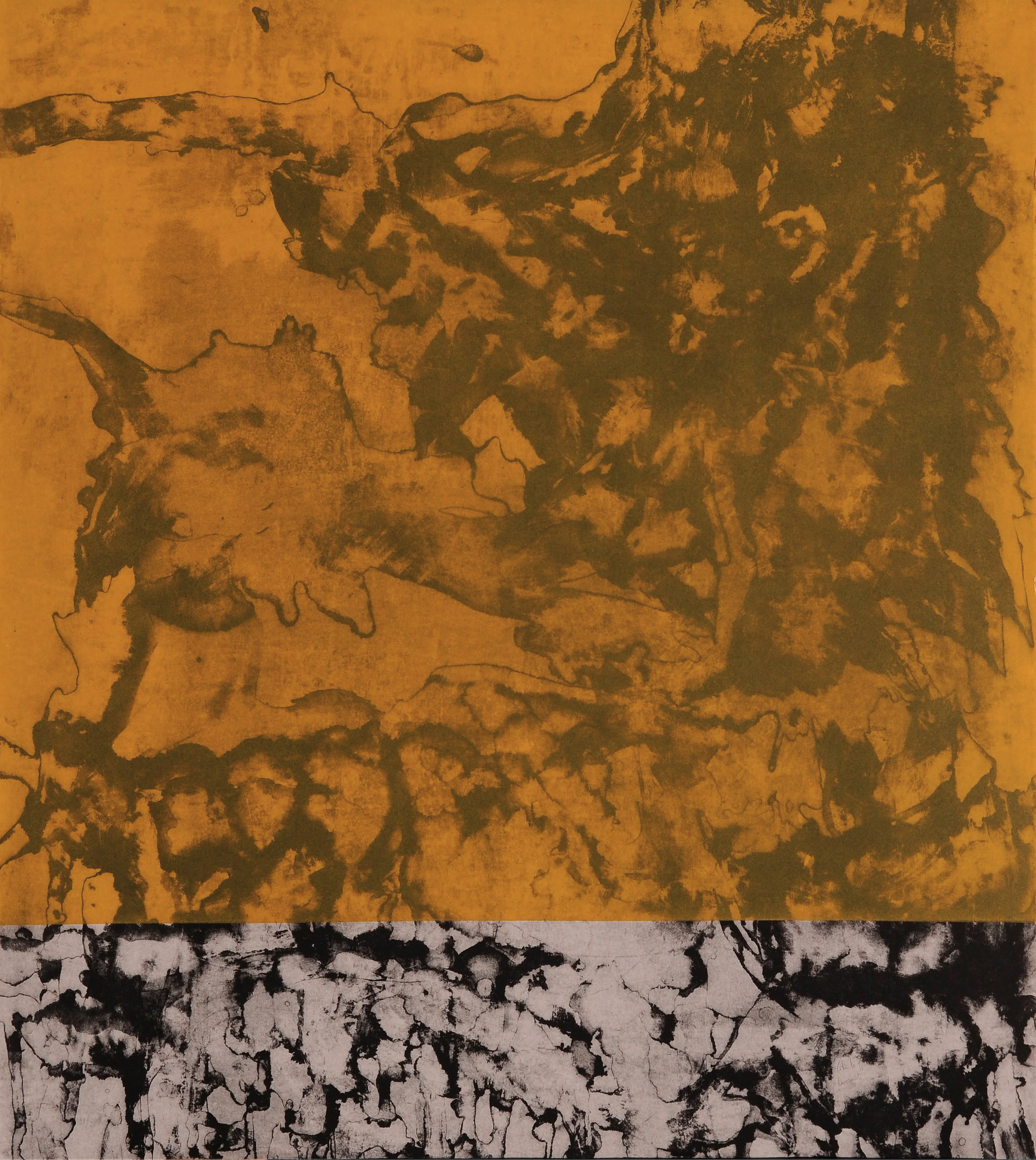 Pedro Cabrita Reis – E as estrelas do céu cairam na terra....II, 1996 – Aquatinta