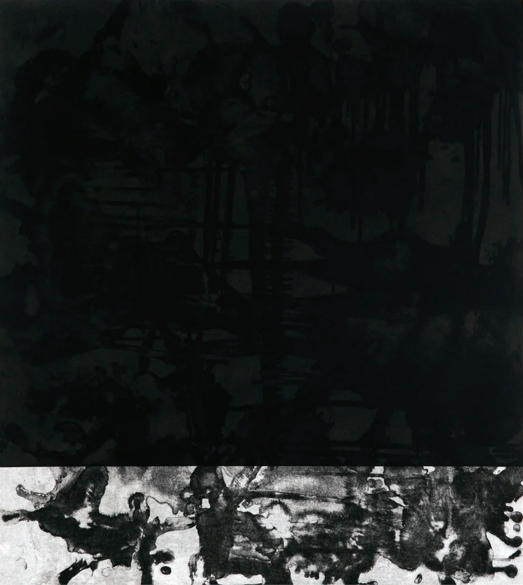 Pedro Cabrita Reis – E as estrelas do céu cairam na terra....I, 1996 – Aquatinta