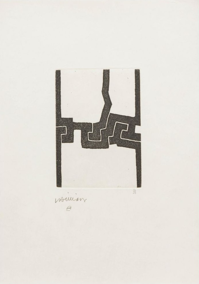 Eduardo Chillida – Eintsu, 1974 – Radierung