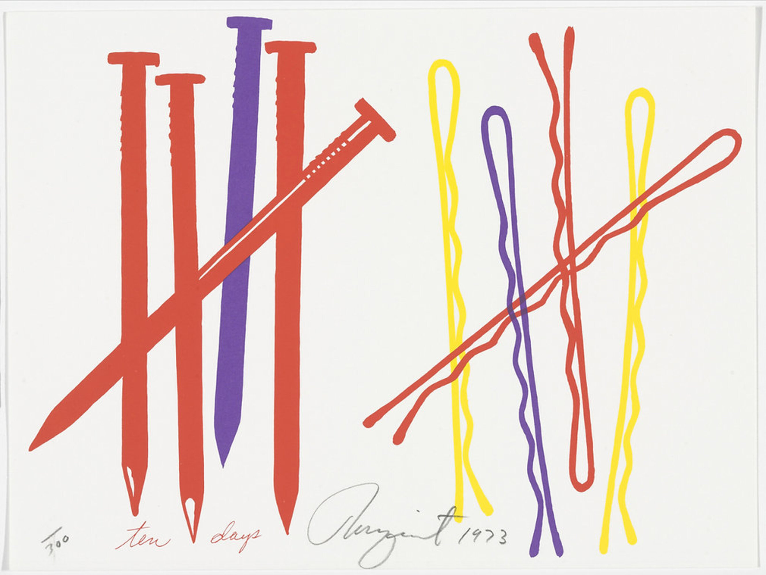James Rosenquist – Untitled from The New York Collection for Stockholm, 1973 – Siebdruck