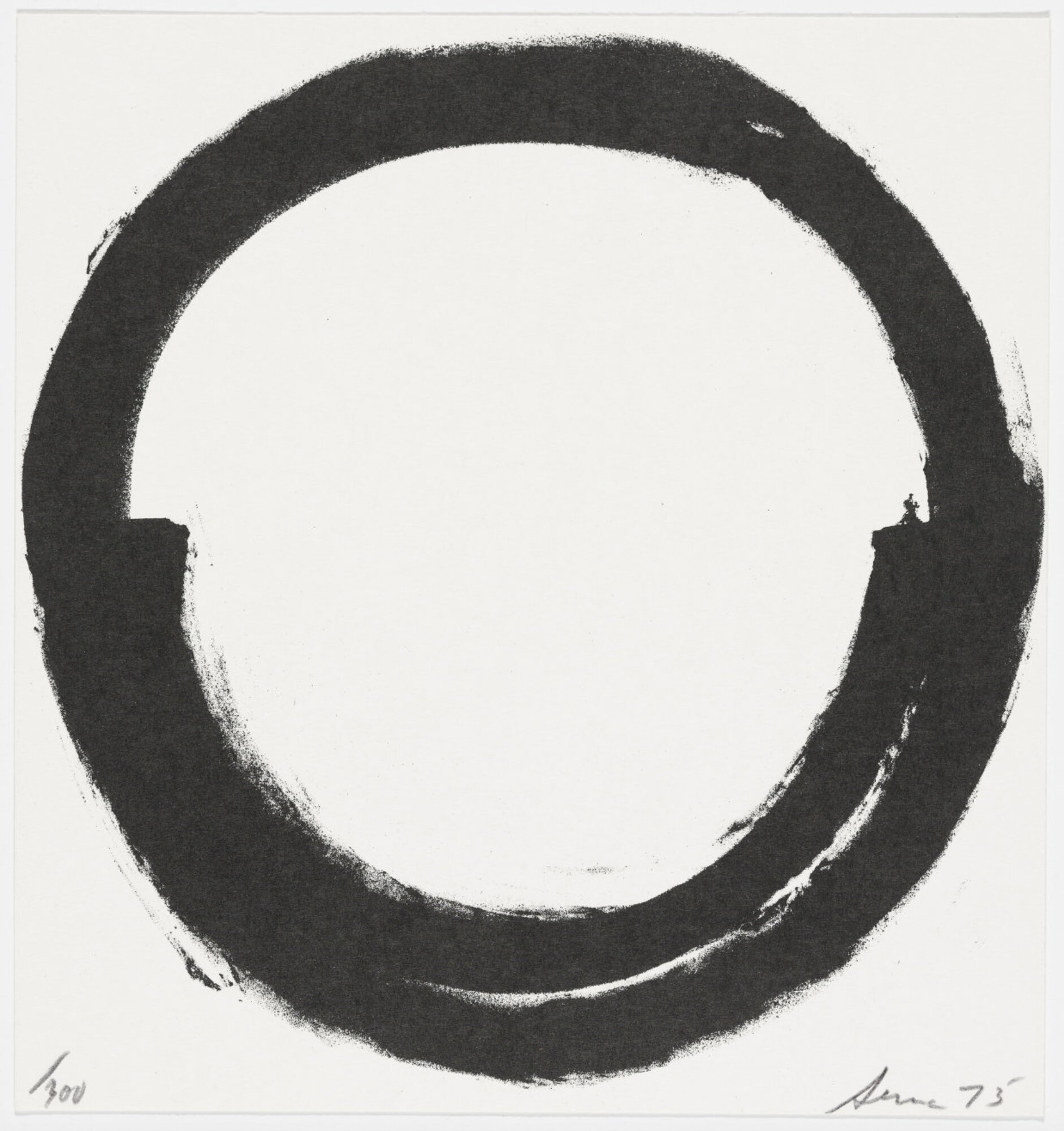 Richard Serra – Untitled from The New York Collection for Stockholm, 1973 – Lithograph