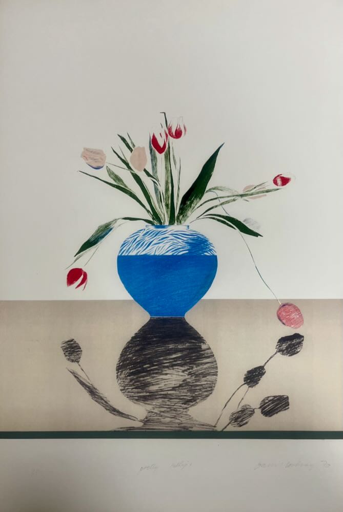 David Hockney – Pretty Tulips, 1970 – Lithograph