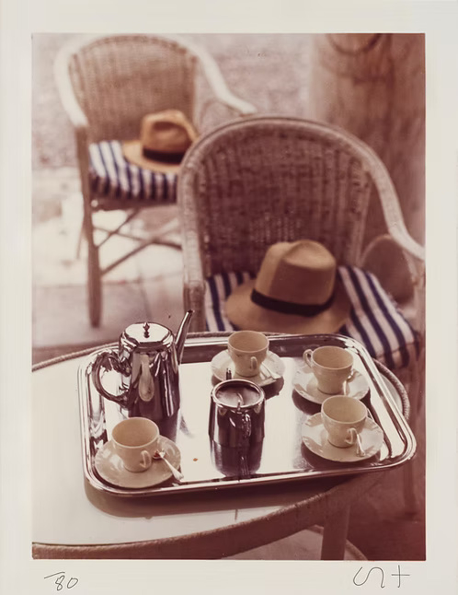 David Hockney – Still Life with Hats, 1973 – C-Print