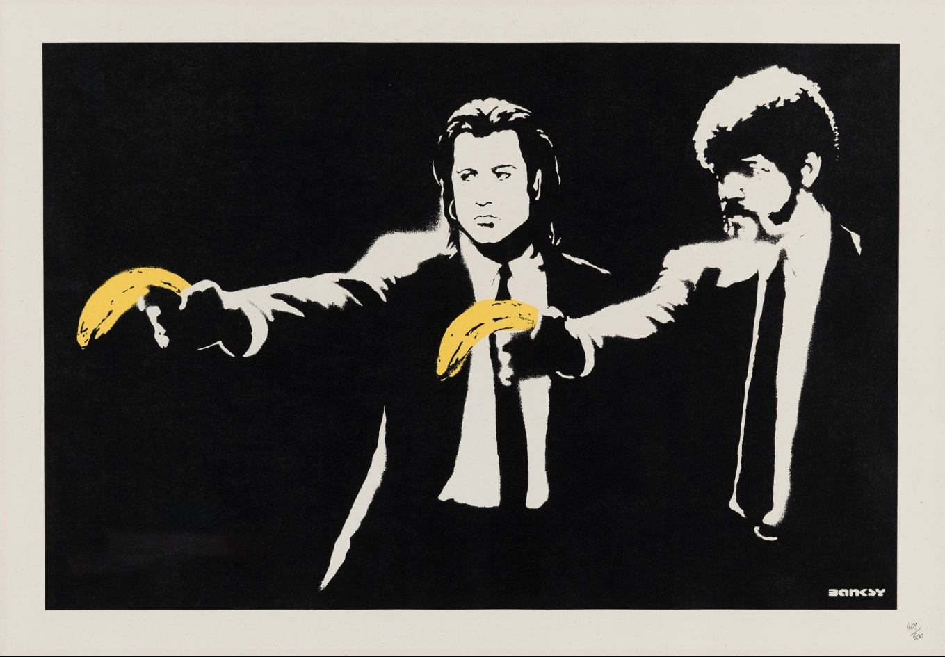 Banksy – Pulp Fiction, 2004 – Screen-print