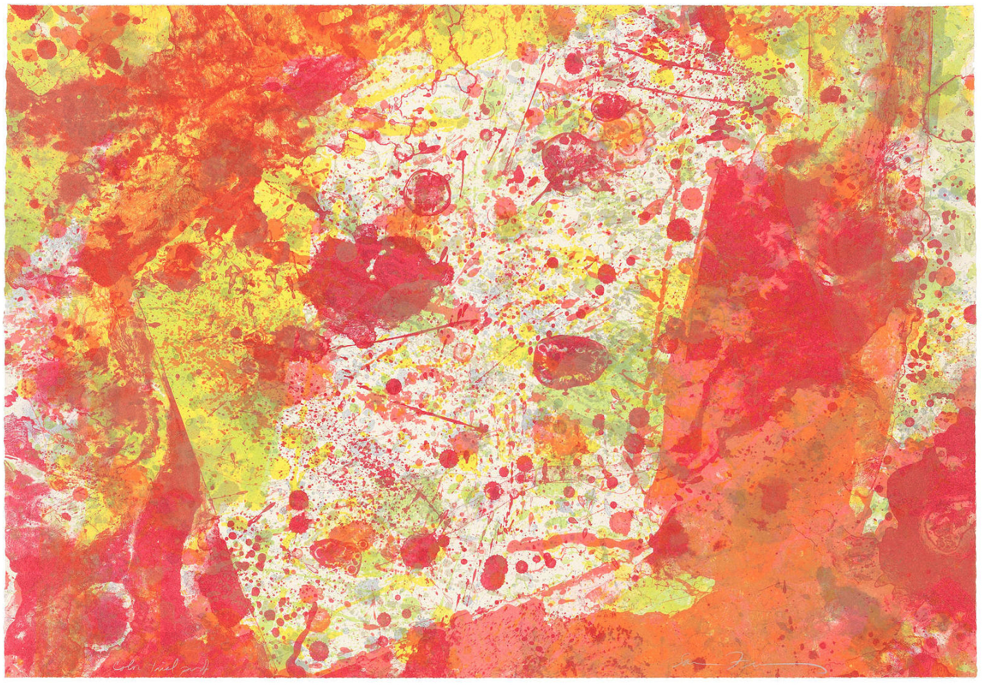 Sam Francis – And Pink (SF-143), 1973 – Lithograph