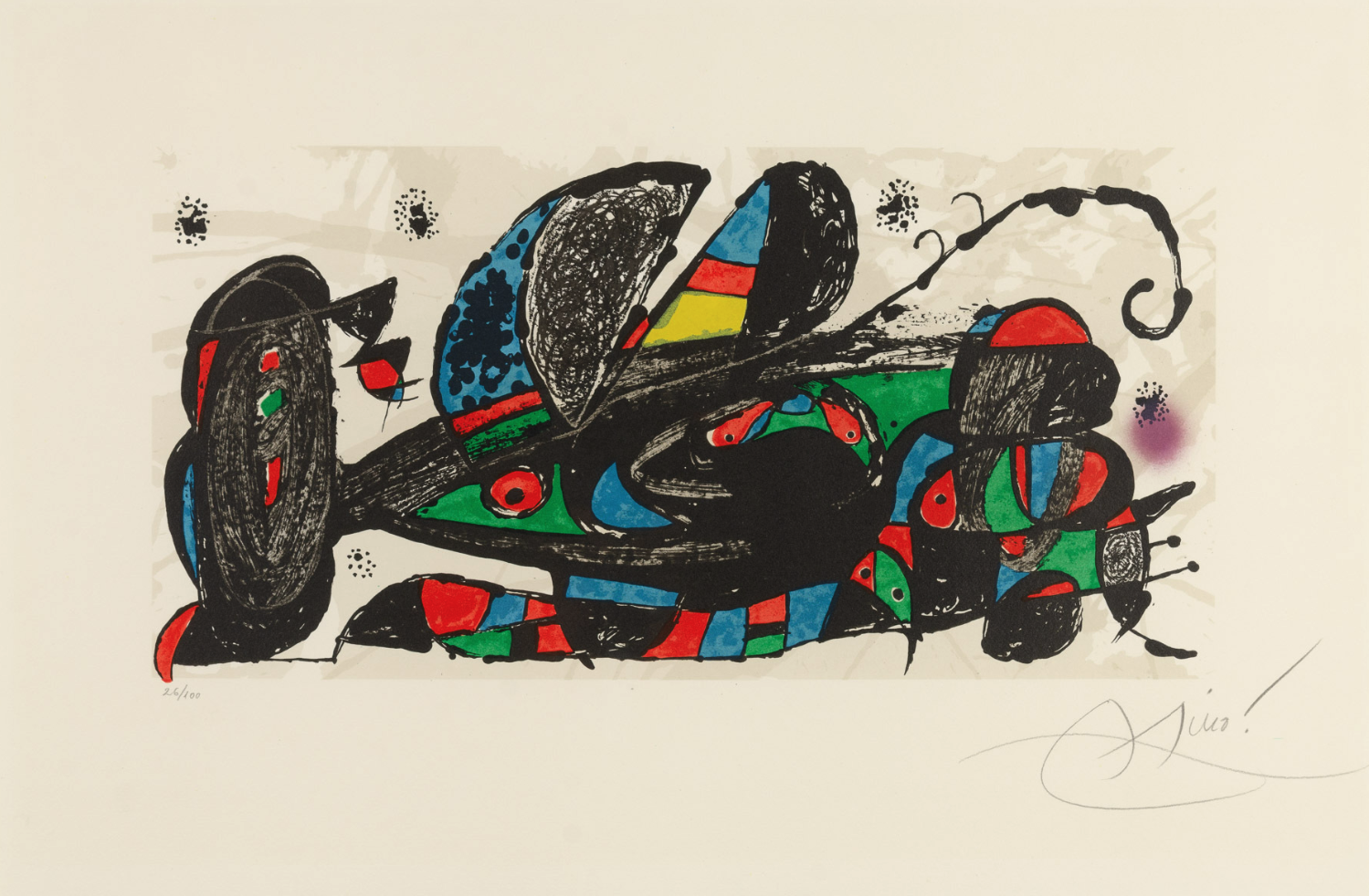 Joan Miró – Untitled from Joan Miró, 1974 – Lithograph