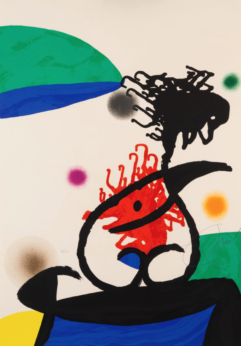 Joan Miró – Mandarin of the North, 1976 – Lithograph