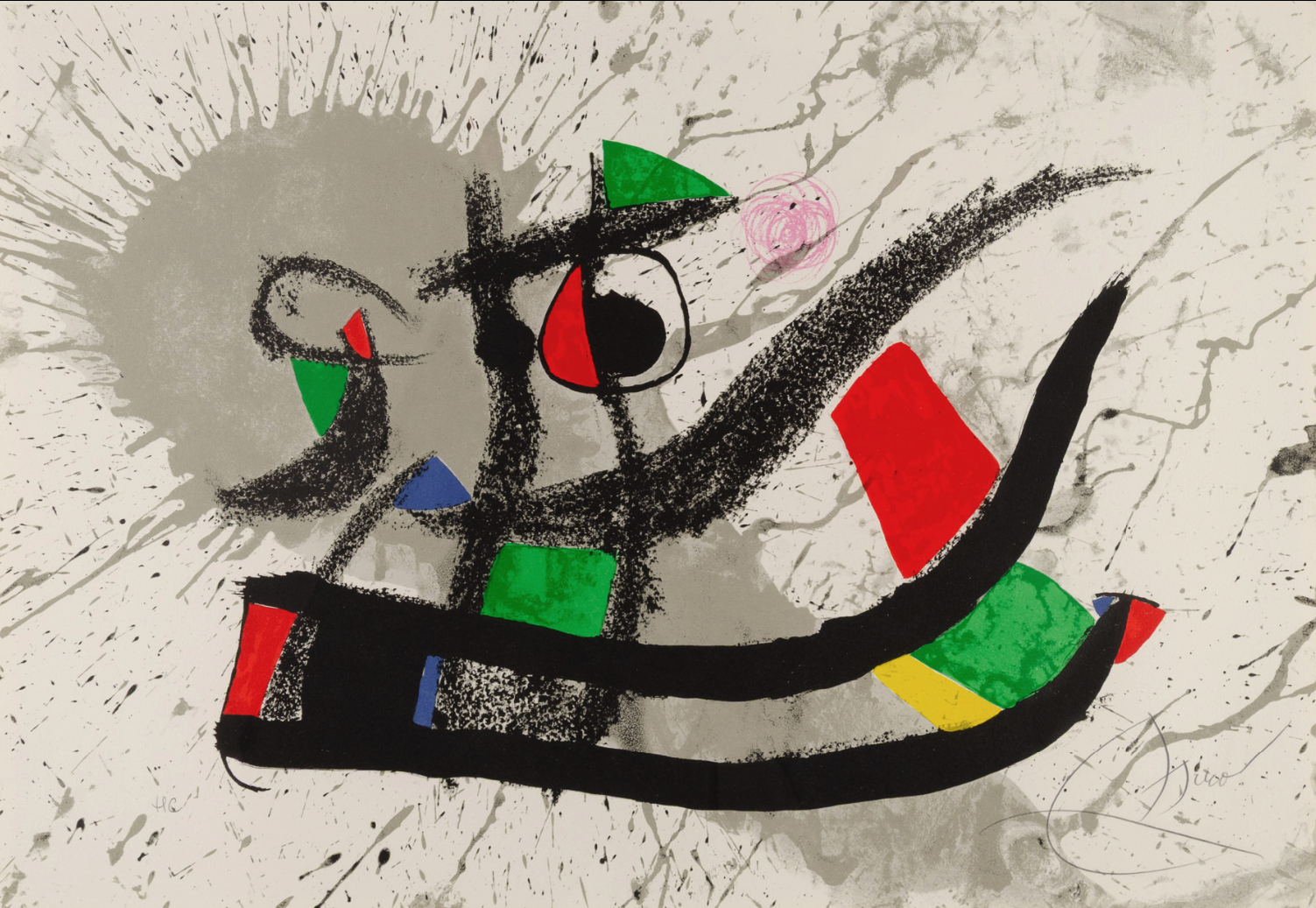 Joan Miró – Barcelona III, 1975 – Lithograph