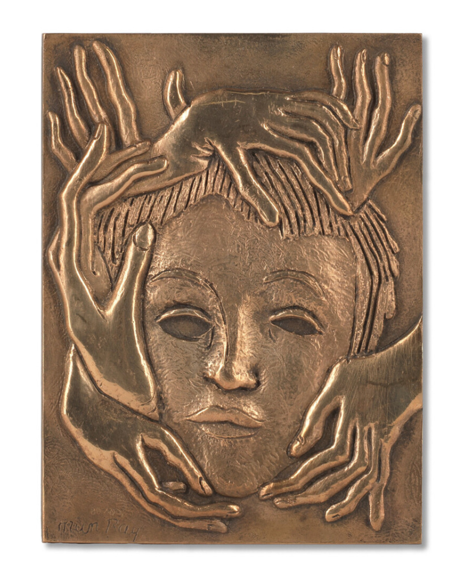 Man Ray – Masque, 1971 – Bronze