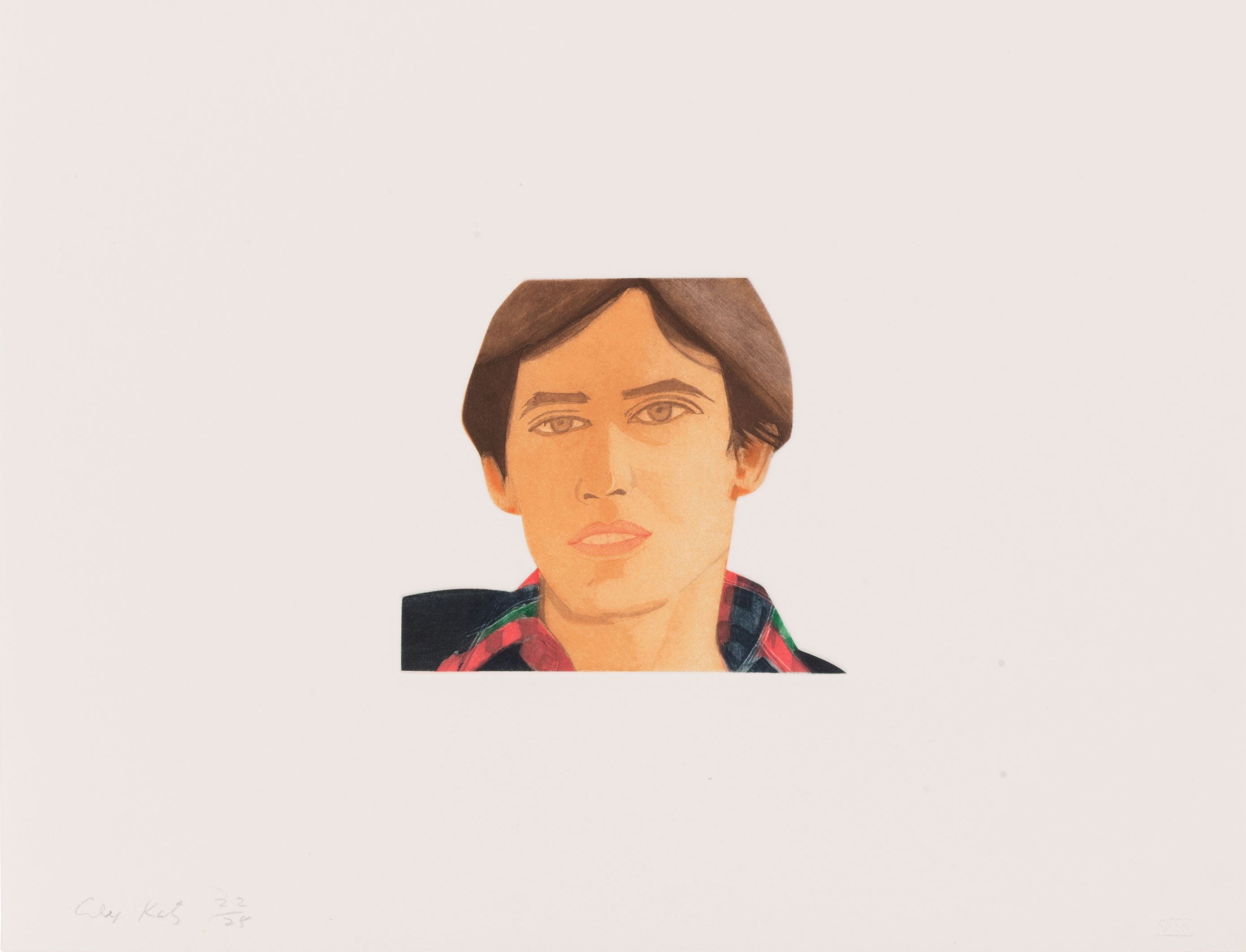 Alex Katz – Face of the Poet 2, 1978 – Aquatinte