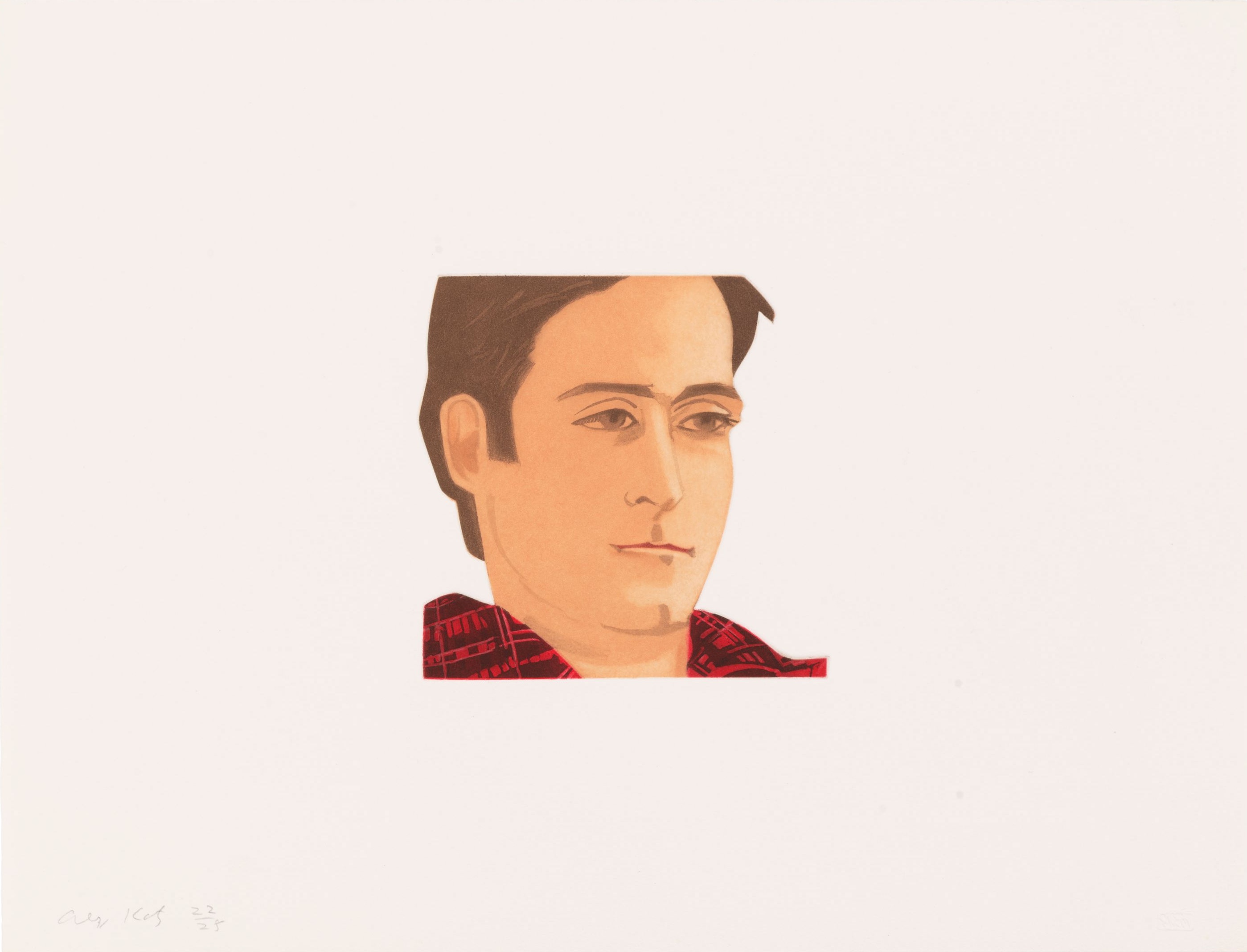 Alex Katz – Face of the Poet 3, 1978 – Aquatinte