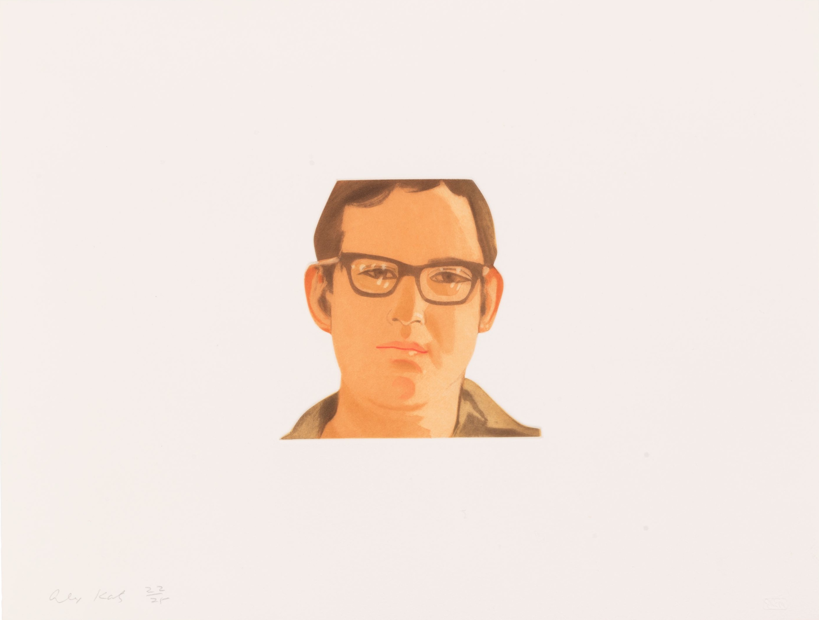 Alex Katz – Face of the Poet 5, 1978 – Aquatinte