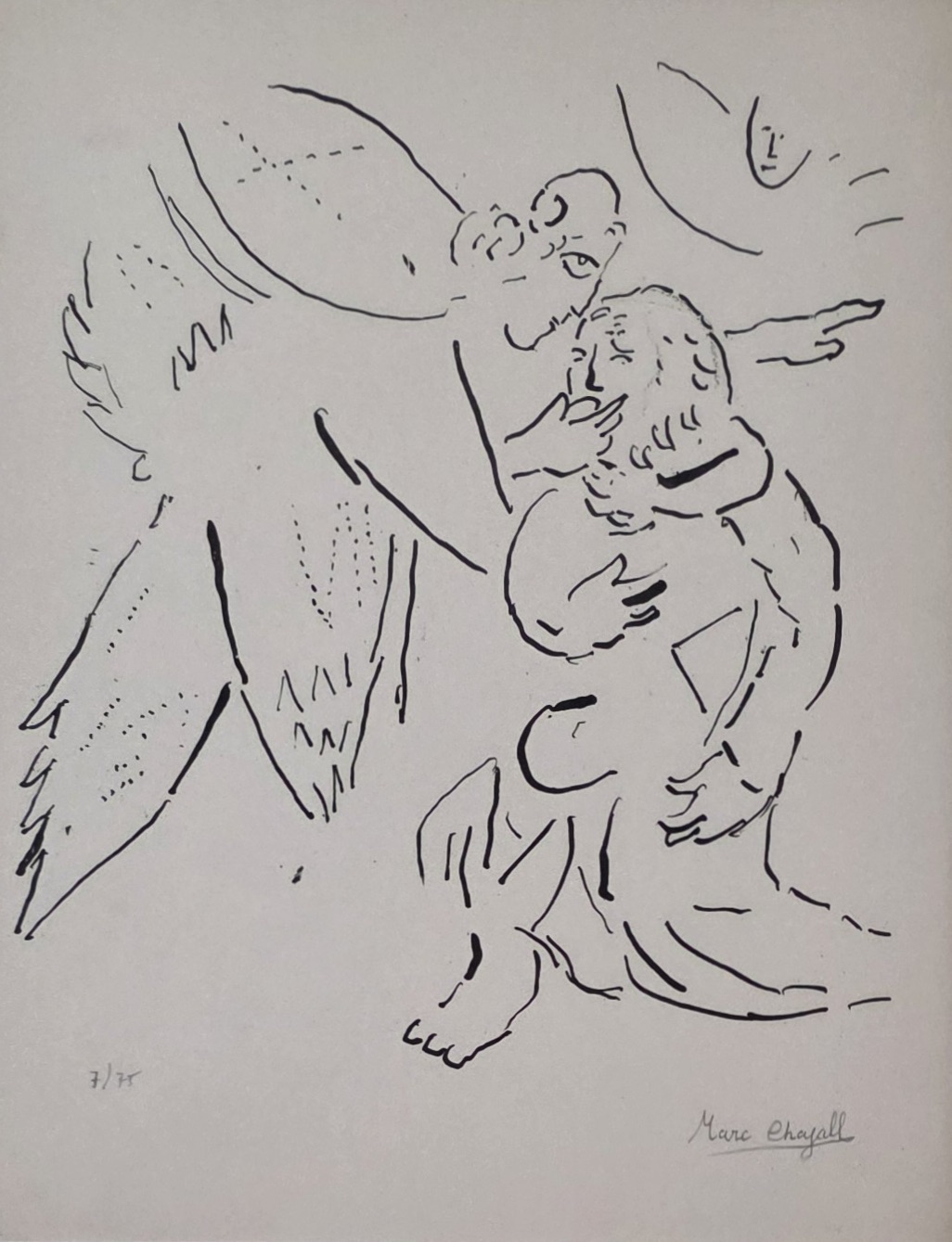 Marc Chagall – Isaiah Divinely Inspired, 1956 – Lithografie