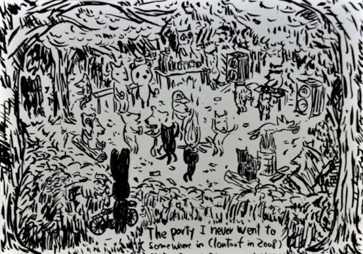 Atsushi Kaga – The party I never went to..., 2012 – Lithograph