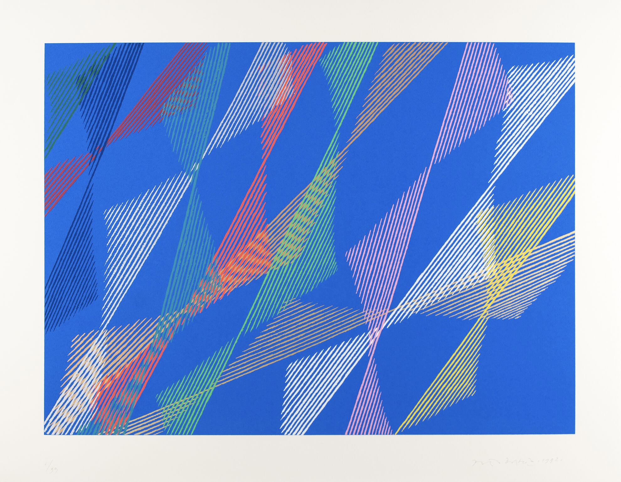 Piero Dorazio – La Ribambelle Des Gobelins I, 1992 – Siebdruck