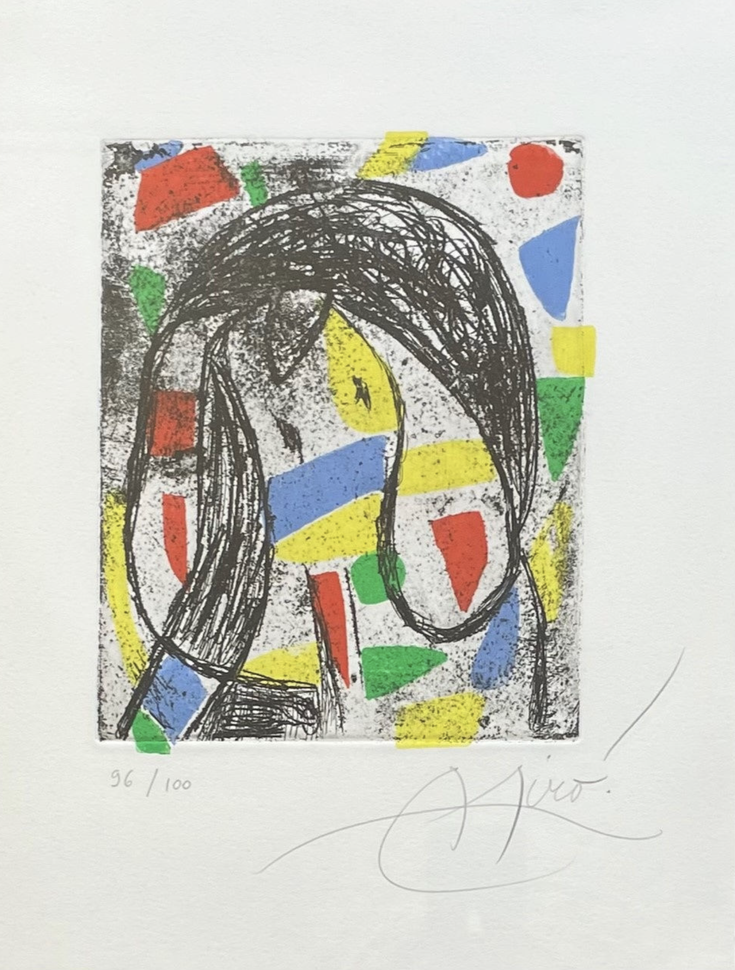 Joan Miró – La Revolte des Caracteres, 1982 – Gravure