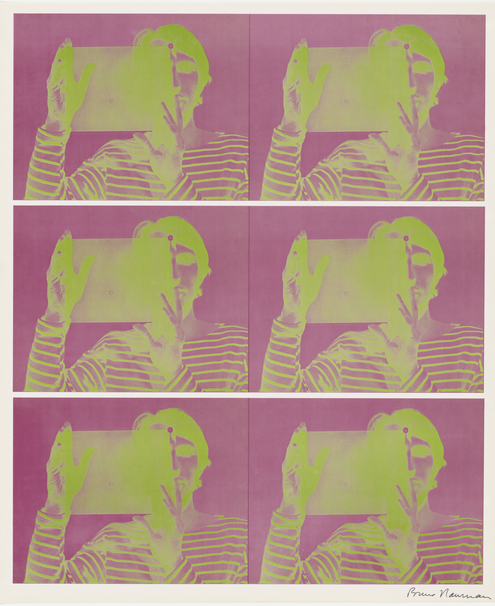Bruce Nauman – Sequence, 1968 – Impresión offset